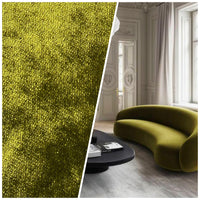 NEW Sir Lionel Designer Made In Belgium Upholstery Velvet Fabric Green Yellow - Fancy Styles Fabric Pierre Frey Lee Jofa Brunschwig & Fils
