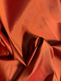 NEW Duchess Mable 100% Silk Dupioni Solid Terracotta - Fancy Styles Fabric Pierre Frey Lee Jofa Brunschwig & Fils