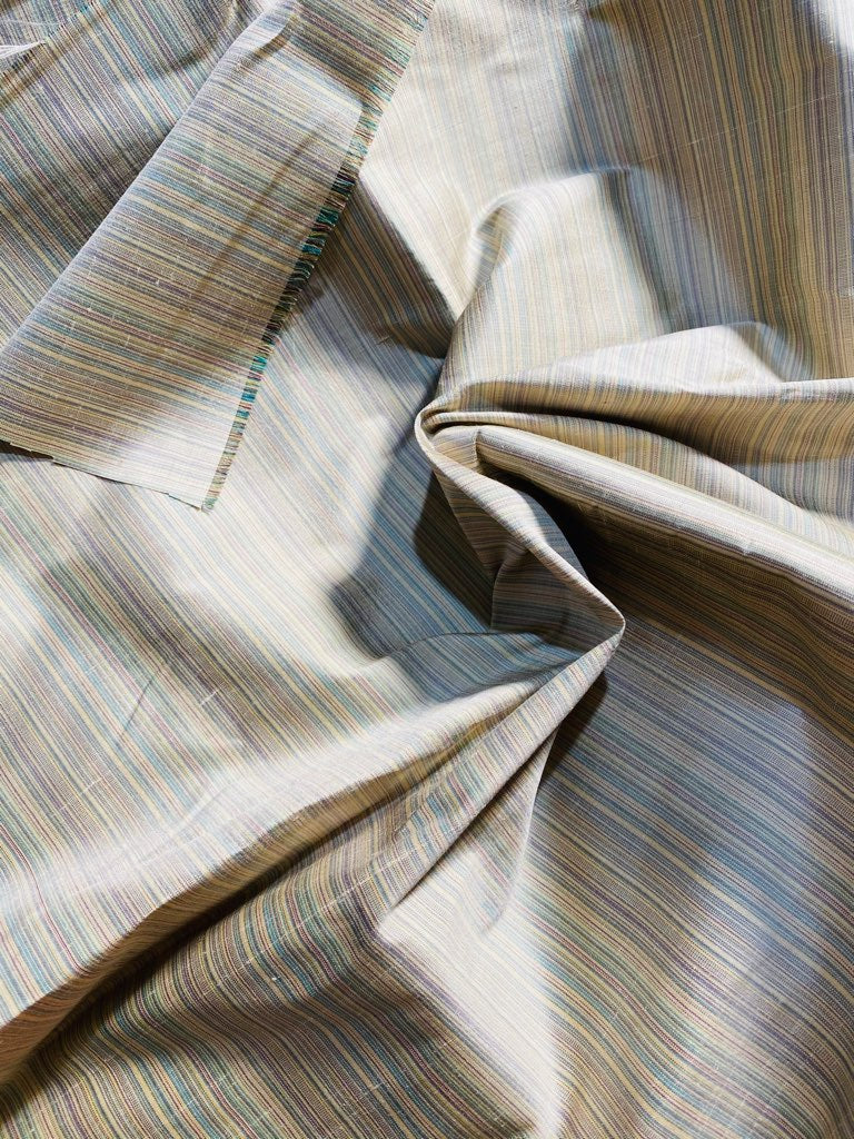 NEW Lady Bridgette Designer 100% Silk Dupioni Blue Unicorn Pinstriped Fabric - Fancy Styles Fabric Pierre Frey Lee Jofa Brunschwig & Fils