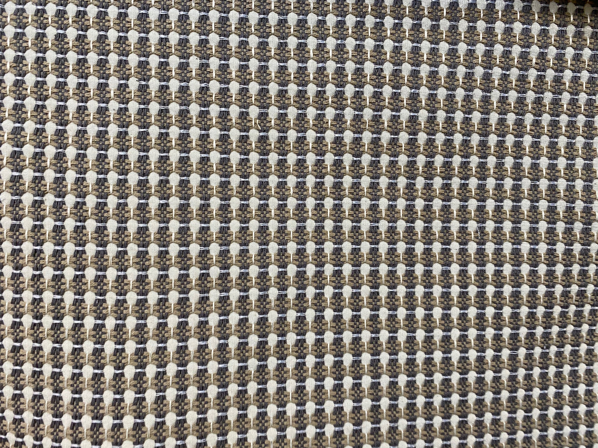 NEW Duchess Abbie Basketweave Seagrass Bistro Chair Inspired Upholstery and Drapery Fabric in Navy and Beige - Fancy Styles Fabric Pierre Frey Lee Jofa Brunschwig & Fils