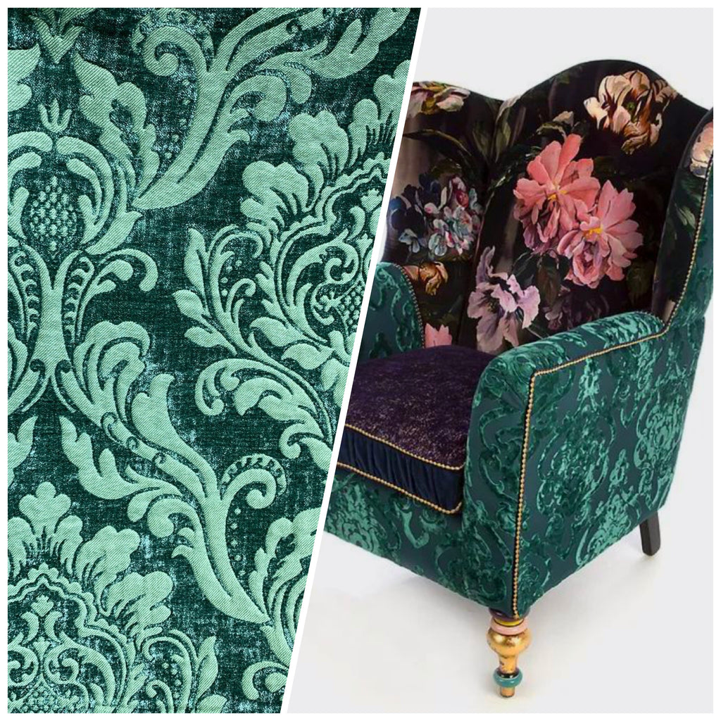 NEW! Princess Gretchen Designer Antique Inspired Velvet Fabric