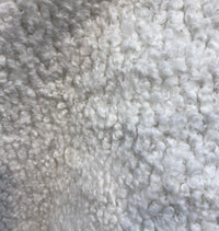 NEW Sir Hugo Designer Upholstery Boucle Sherpa Faux Fur Fabric in White - Fancy Styles Fabric Pierre Frey Lee Jofa Brunschwig & Fils