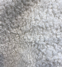 NEW Sir Hugo Designer Upholstery Boucle Sherpa Faux Fur Fabric in White - Fancy Styles Fabric Pierre Frey Lee Jofa Brunschwig & Fils