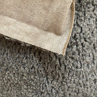 NEW Sir Hugo Designer Upholstery Boucle Sherpa Faux Fur Fabric in Gray - Fancy Styles Fabric Pierre Frey Lee Jofa Brunschwig & Fils