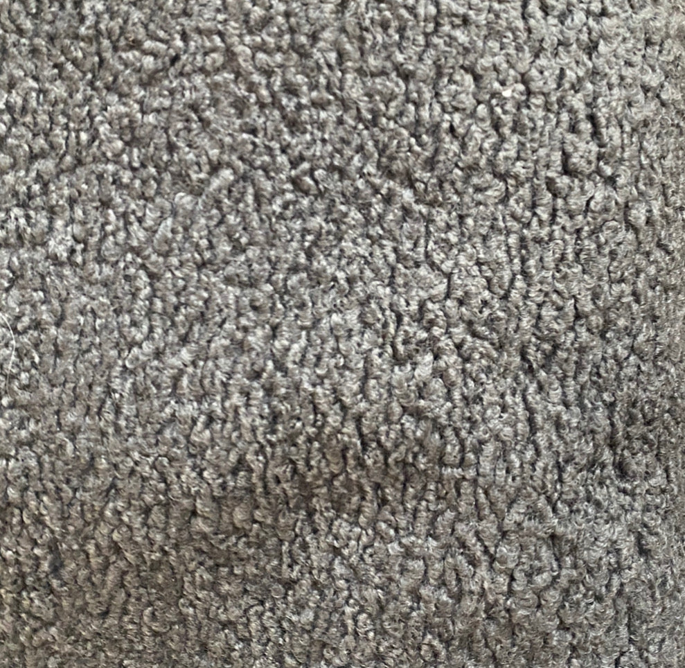 NEW Sir Hugo Designer Upholstery Boucle Sherpa Faux Fur Fabric in Gray - Fancy Styles Fabric Pierre Frey Lee Jofa Brunschwig & Fils