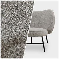 NEW Sir Hugo Designer Upholstery Boucle Sherpa Faux Fur Fabric in Gray - Fancy Styles Fabric Pierre Frey Lee Jofa Brunschwig & Fils