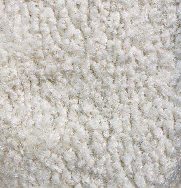 NEW Sir Hugo Designer Upholstery Boucle Sherpa Faux Fur Fabric in White - Fancy Styles Fabric Pierre Frey Lee Jofa Brunschwig & Fils