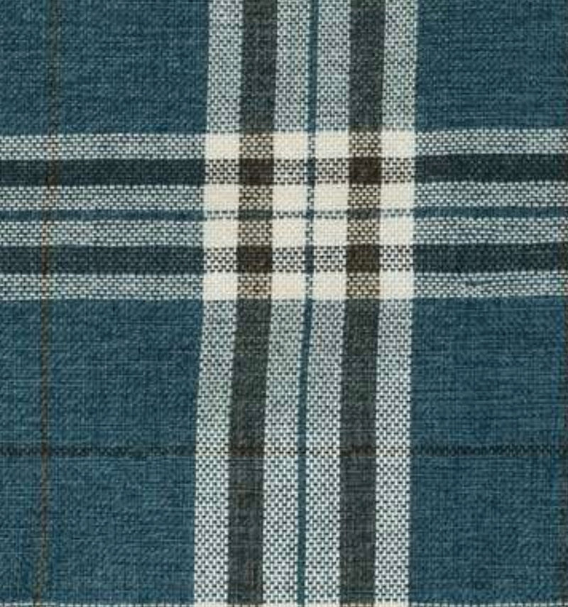 NEW Count Nathaniel Plaid Tartan Upholstery Fabric in Teal - Fancy Styles Fabric Pierre Frey Lee Jofa Brunschwig & Fils