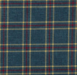 NEW Sir Adrian Plaid Tartan Upholstery Fabric in Teal - Fancy Styles Fabric Pierre Frey Lee Jofa Brunschwig & Fils