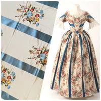 NEW! Lady Lauren Novelty 100% Silk Taffeta Embroidered Fabric - Made in India- Satin Ribbon - Fancy Styles Fabric Pierre Frey Lee Jofa Brunschwig & Fils