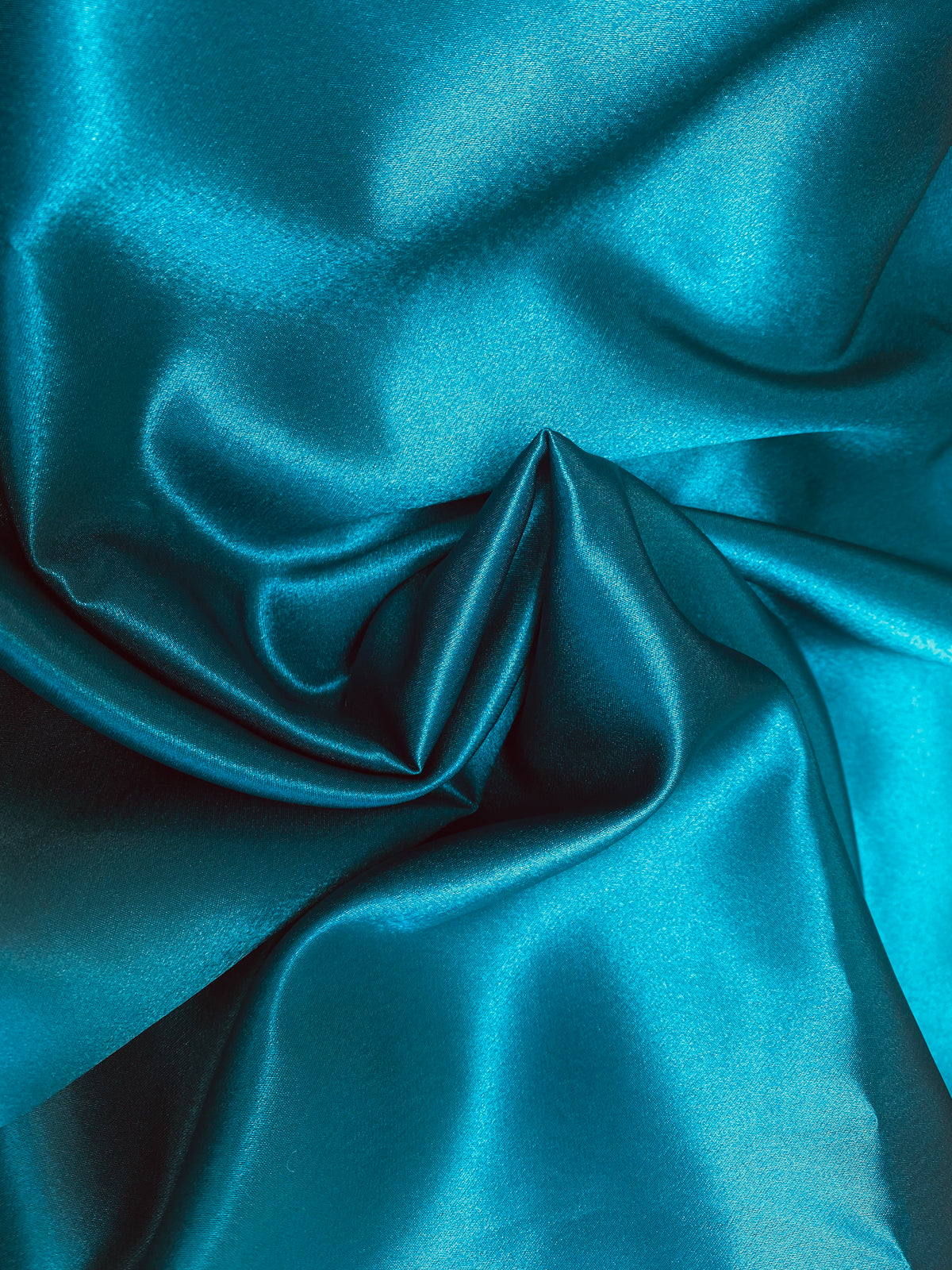 NEW Duchess Malaika "Faux Silk" Satin in Solid Teal - Fancy Styles Fabric Pierre Frey Lee Jofa Brunschwig & Fils