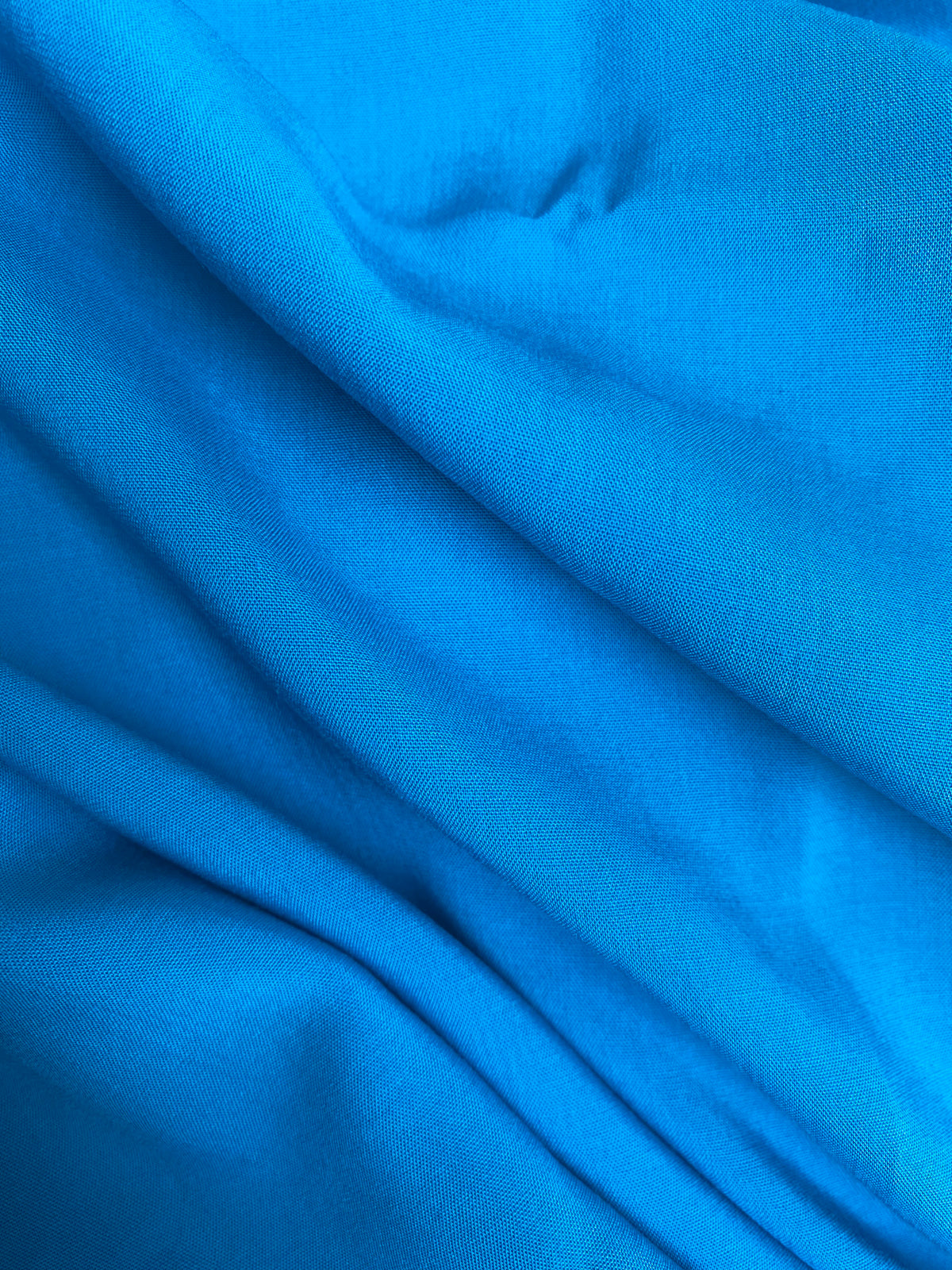 NEW Contessa Zahra 100% Rayon Lightweight Dress Fabric in Turquoise - Fancy Styles Fabric Pierre Frey Lee Jofa Brunschwig & Fils