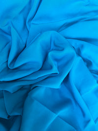 NEW Contessa Zahra 100% Rayon Lightweight Dress Fabric in Turquoise - Fancy Styles Fabric Pierre Frey Lee Jofa Brunschwig & Fils