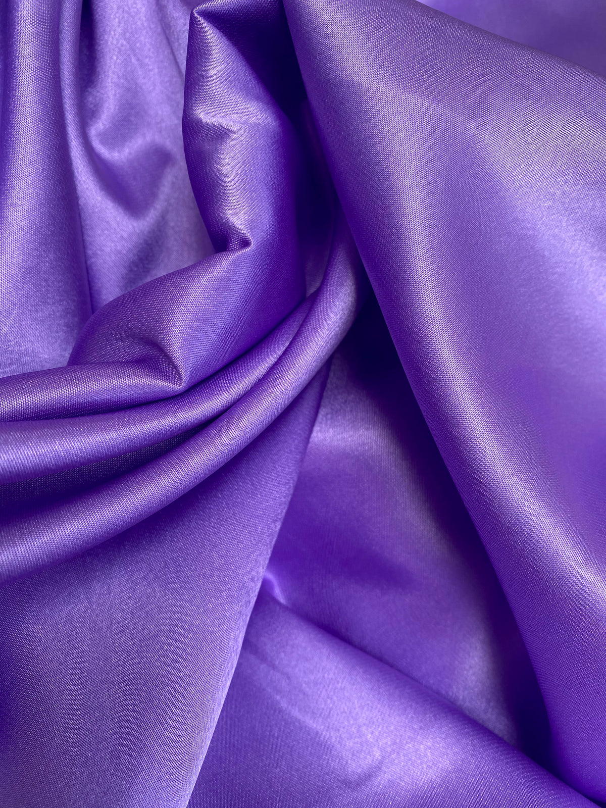 NEW Duchess Malaika "Faux Silk" Satin in Solid Lilac Purple - Fancy Styles Fabric Pierre Frey Lee Jofa Brunschwig & Fils