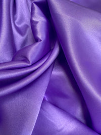 NEW Duchess Malaika "Faux Silk" Satin in Solid Lilac Purple - Fancy Styles Fabric Pierre Frey Lee Jofa Brunschwig & Fils