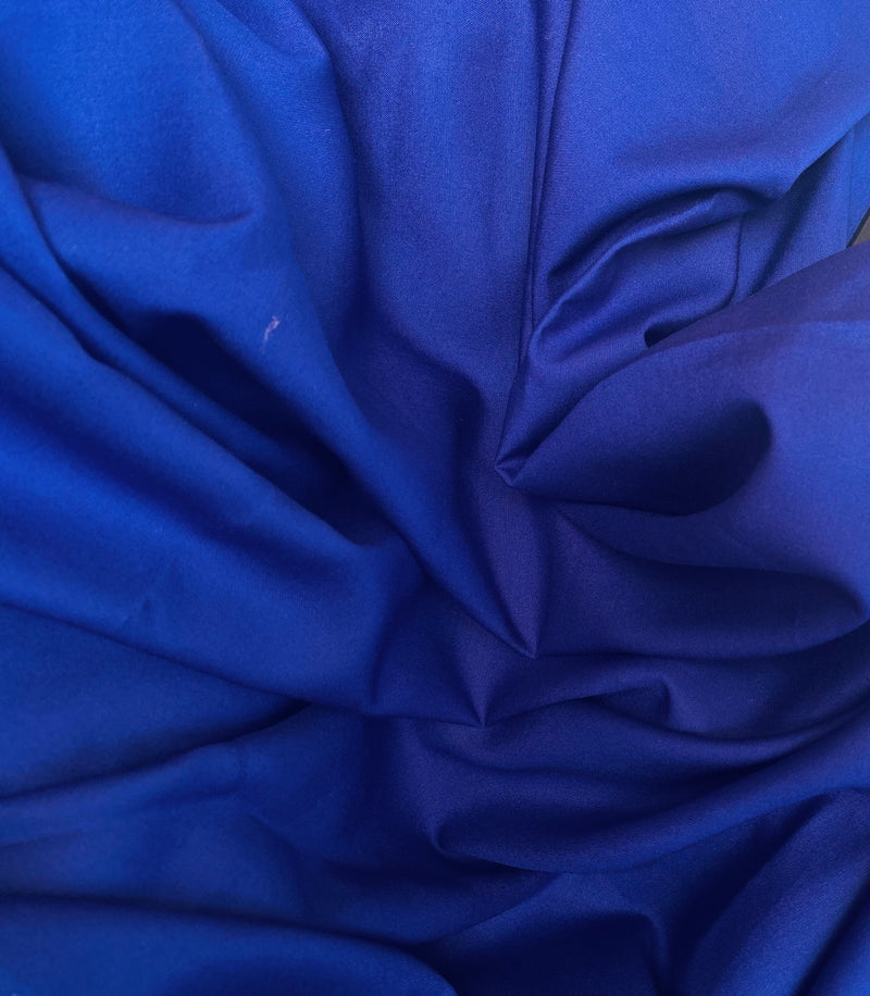 NEW Contessa Zahra 100% Rayon Lightweight Dress Fabric in Royal Blue