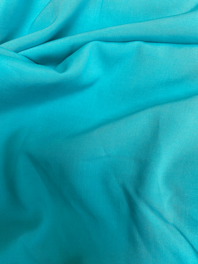 NEW Contessa Zahra 100% Rayon Lightweight Dress Fabric in Tiffany Blue