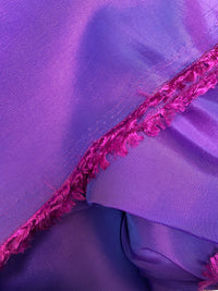 NEW Queen Unn "Faux Silk" Taffeta Solid Magenta with Blue Iridescence - Fancy Styles Fabric Pierre Frey Lee Jofa Brunschwig & Fils