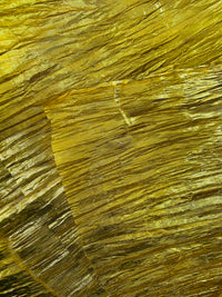 NEW Princess Amira Gold Metallic Crinkle "Faux Silk" Organza - Fancy Styles Fabric Pierre Frey Lee Jofa Brunschwig & Fils