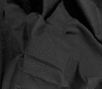 NEW! Miss Iyanna 100% Cotton Swiss Dot Fabric in Black - Fancy Styles Fabric Pierre Frey Lee Jofa Brunschwig & Fils