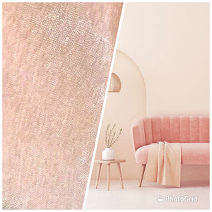 Designer Velvet Chenille Fabric - Ballet Pink - Upholstery BTY - Fancy Styles Fabric Pierre Frey Lee Jofa Brunschwig & Fils
