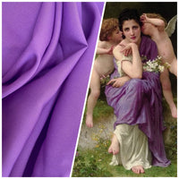 NEW Contessa Zahra 100% Rayon Lightweight Dress Fabric in Violet Purple - Fancy Styles Fabric Pierre Frey Lee Jofa Brunschwig & Fils