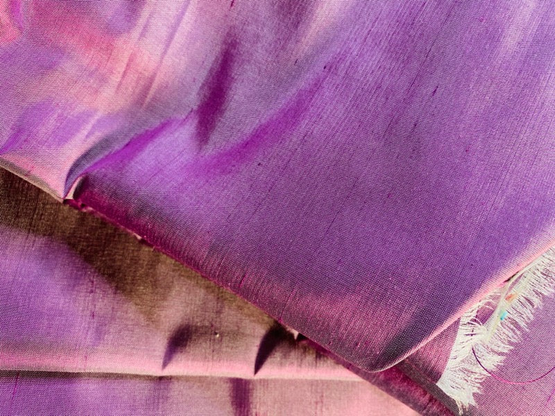 NEW Duchess Mable 100% Silk Dupioni Decorating Fabric - 55" Wide Orchid Pink Purple - Fancy Styles Fabric Pierre Frey Lee Jofa Brunschwig & Fils