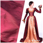 NEW Duchess Mable 100% Silk Dupioni - Solid Dark Red Fabric - Fancy Styles Fabric Pierre Frey Lee Jofa Brunschwig & Fils