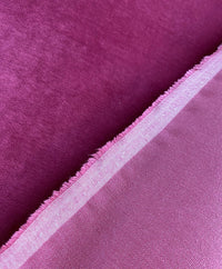 NEW Designer Upholstery Heavyweight Velvet Fabric - Fuchsia - Fancy Styles Fabric Pierre Frey Lee Jofa Brunschwig & Fils