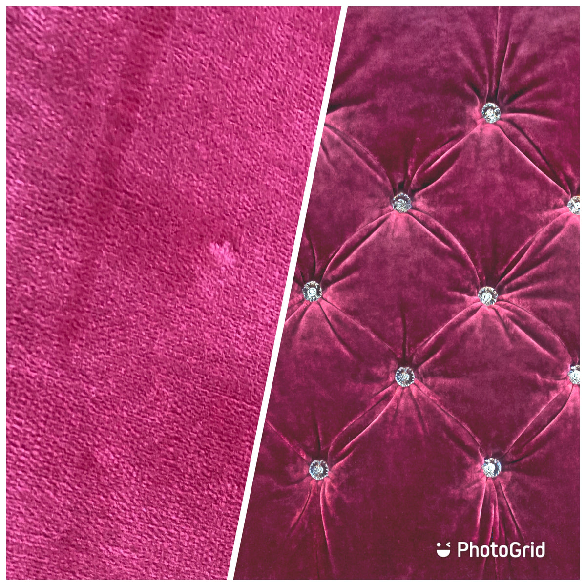 NEW Designer Upholstery Heavyweight Velvet Fabric - Fuchsia - Fancy Styles Fabric Pierre Frey Lee Jofa Brunschwig & Fils