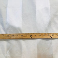 NEW Designer White Stripe 100% Cotton Sateen Fabric - 55" Wide - Fancy Styles Fabric Pierre Frey Lee Jofa Brunschwig & Fils