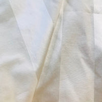 NEW Designer White Stripe 100% Cotton Sateen Fabric - 55" Wide - Fancy Styles Fabric Pierre Frey Lee Jofa Brunschwig & Fils