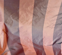 NEW Designer 100% Silk Taffeta Stripes Fabric - Frosty Purple & Frosty Rose Pink - Fancy Styles Fabric Pierre Frey Lee Jofa Brunschwig & Fils