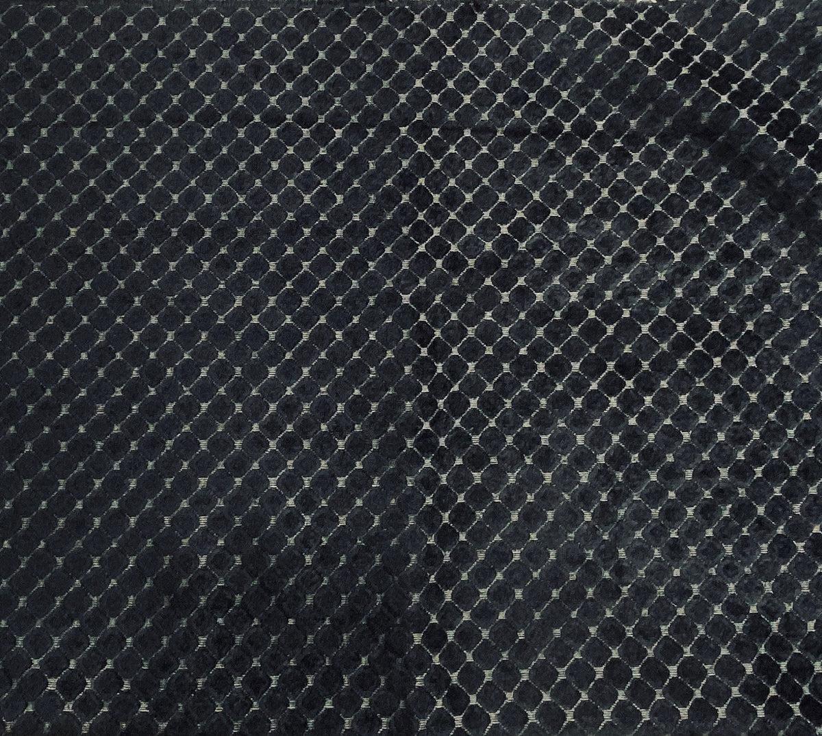 NEW Prince William Black Burnout Upholstery Drapery Chenille Fabric - Black and Gray - Fancy Styles Fabric Pierre Frey Lee Jofa Brunschwig & Fils