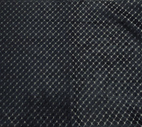 NEW Prince William Black Burnout Upholstery Drapery Chenille Fabric - Black and Gray - Fancy Styles Fabric Pierre Frey Lee Jofa Brunschwig & Fils