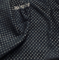 NEW Prince William Black Burnout Upholstery Drapery Chenille Fabric - Black and Gray - Fancy Styles Fabric Pierre Frey Lee Jofa Brunschwig & Fils