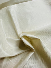 NEW Princess Donna Designer 100% Silk Taffeta Mini Diamond Embroidered Motif Fabric - Light Cream - Fancy Styles Fabric Pierre Frey Lee Jofa Brunschwig & Fils