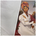 NEW Princess Donna Designer 100% Silk Taffeta Mini Diamond Embroidered Motif Fabric - Light Cream - Fancy Styles Fabric Pierre Frey Lee Jofa Brunschwig & Fils