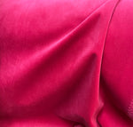 NEW Designer Velvet Upholstery & Drapery Fabric -Soft- Fuchsia - By The Yard - Fancy Styles Fabric Pierre Frey Lee Jofa Brunschwig & Fils
