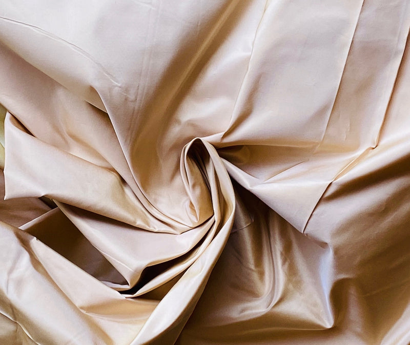 NEW Lady Lisa Designer 100% Silk Taffeta Fabric Solid Peach Pink - Fancy Styles Fabric Pierre Frey Lee Jofa Brunschwig & Fils