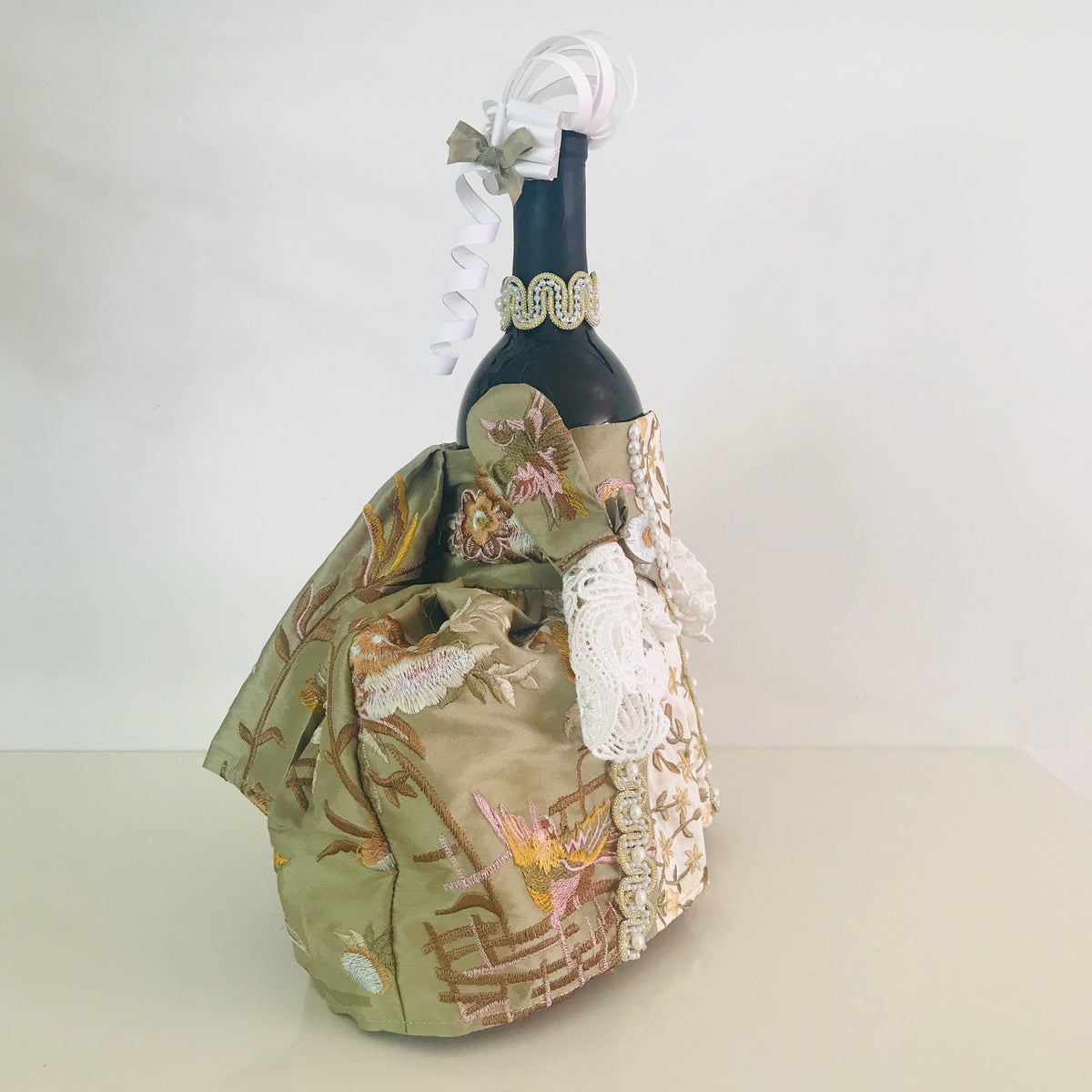 18th Century Wine Bottle Dress Pattern - Fancy Styles Fabric Pierre Frey Lee Jofa Brunschwig & Fils