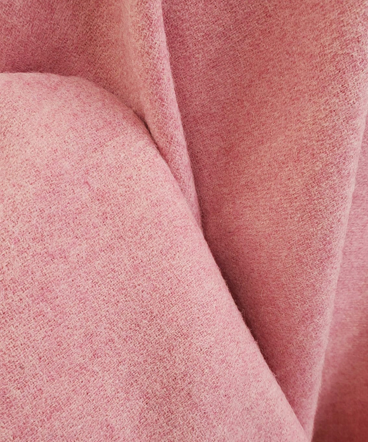 NEW Lady Poirot 100% Wool Made in Italy Coat Fabric Pink with Blue and White Stripes on Selvage - Fancy Styles Fabric Pierre Frey Lee Jofa Brunschwig & Fils