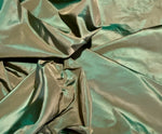 NEW Lady Lisa Designer 100% Silk Taffeta Fabric - Electric Green with Peach Iridescence - Fancy Styles Fabric Pierre Frey Lee Jofa Brunschwig & Fils