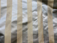 NEW Princess Sophie 100% Silk Fabric Silver and Gold Stripes - Fancy Styles Fabric Pierre Frey Lee Jofa Brunschwig & Fils