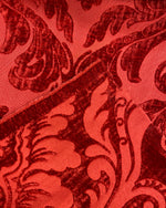 NEW Queen Isabella Designer Double Sided Chenille Velvet Interior Design Fabric - Dark Red - Fancy Styles Fabric Pierre Frey Lee Jofa Brunschwig & Fils
