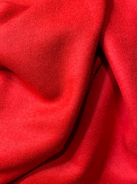 1 Yard Remnant- Apple Anne Designer 100% Wool Red Coat Fabric - Fancy Styles Fabric Pierre Frey Lee Jofa Brunschwig & Fils