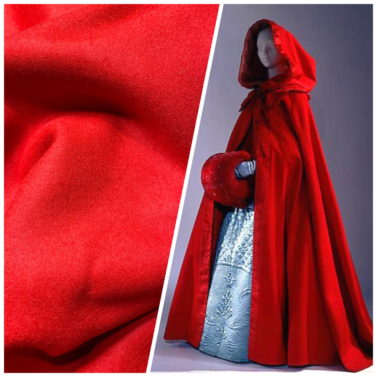 NEW Designer 100% Wool Red Coat Fabric - Fancy Styles Fabric Pierre Frey Lee Jofa Brunschwig & Fils