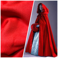 NEW Designer 100% Wool Red Coat Fabric - Fancy Styles Fabric Pierre Frey Lee Jofa Brunschwig & Fils
