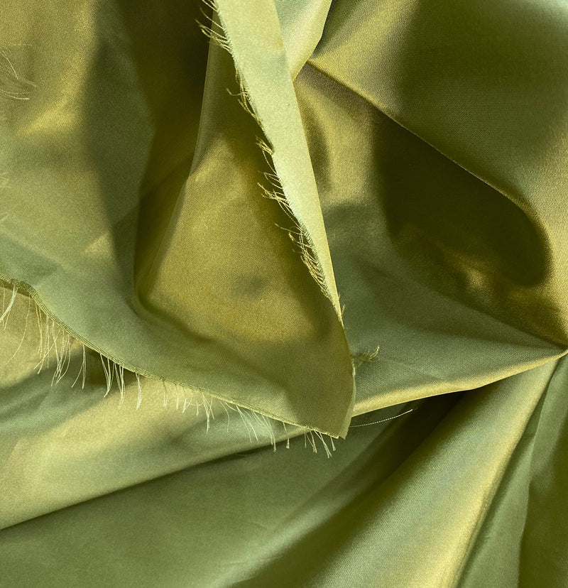 NEW Lady Lisa Designer 100% Silk Taffeta Fabric - Solid Pistachio Green - Fancy Styles Fabric Pierre Frey Lee Jofa Brunschwig & Fils