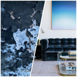 NEW Designer Made in Belgium Crushed Upholstery Velvet Fabric - Navy Blue - Fancy Styles Fabric Pierre Frey Lee Jofa Brunschwig & Fils
